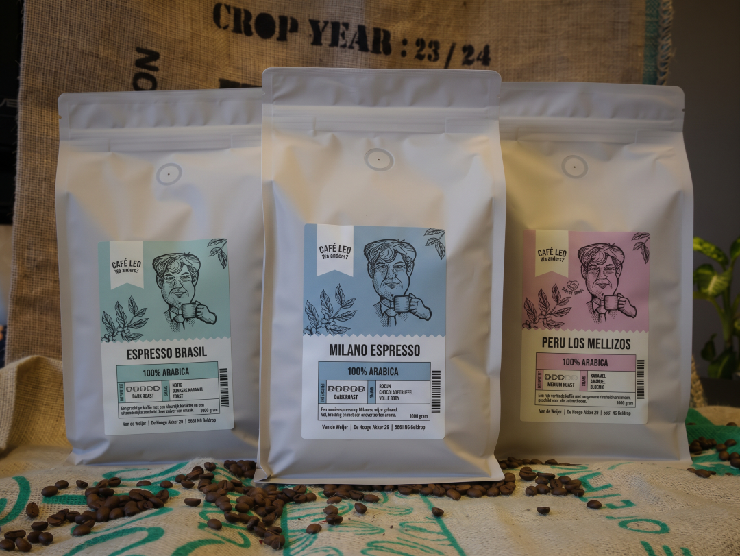 Café Leo smaken, vier unieke blends