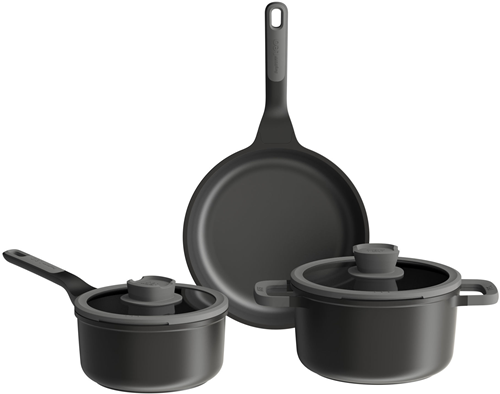 Berghoff 5-delige kookpottenset antikleef Stone+ Leo Pannen