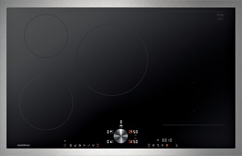 Gaggenau CI283113 Inductiekookplaat 80cm 3 zones en Flex RVS rand
