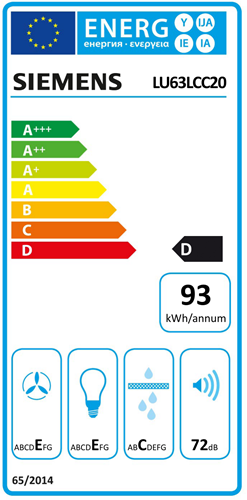 Siemens LU63LCC20 Intgreerbare afzuigkap-8