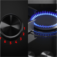 AEG HKB64453NB Gas kookplaat inbouw-7