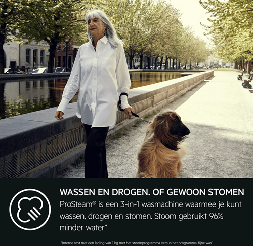 AEG LWR73864 7000 SERIE PROSTEAM Was - droogcombinatie-8