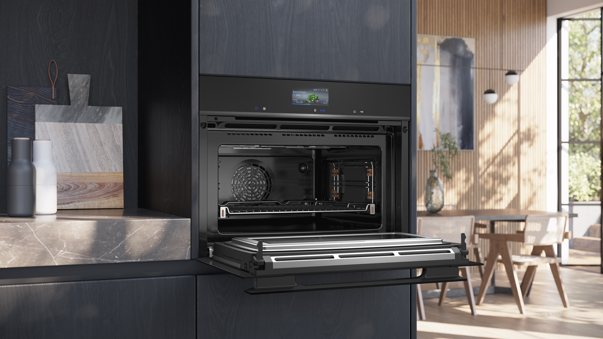 Normaal gesproken publiek timer Siemens CM976GKB1 iQ700, Comp oven met magn, 19 syst, pyrolyse, HC Van de Weijer Normaal gesproken publiek timer Siemens CM976GKB1 iQ700, Comp oven met magn, 19 syst, pyrolyse, HC Van de Weijer