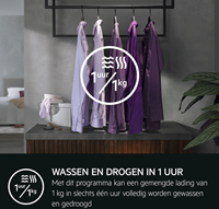 AEG LWR73864 7000 SERIE PROSTEAM Was - droogcombinatie-10