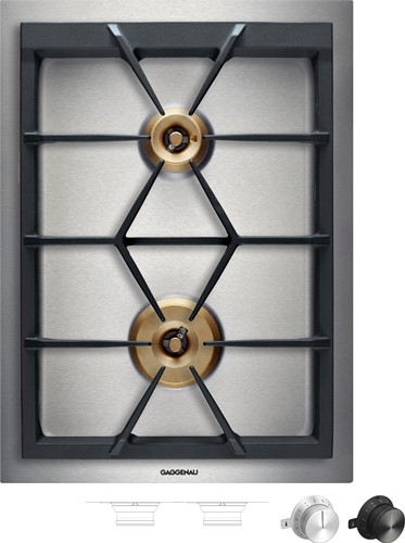 Gaggenau VG425115F Gaskookplaat Vario400 38cm flessengas excl. knoppen