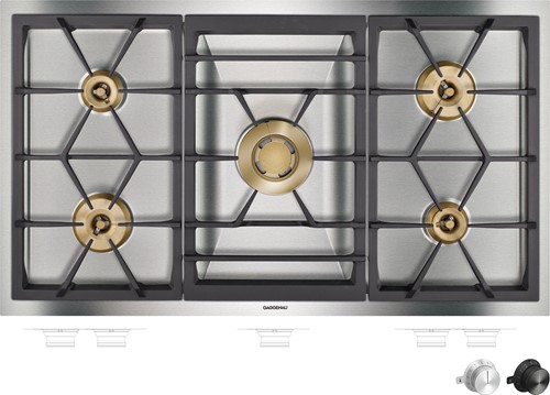 Gaggenau VG491115F Gaskookplaat Vario400 90cm flessengas excl. knoppen