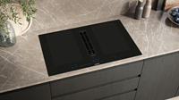 Siemens EX807NX68E iQ700, inductionAir 80 cm, blue duallightSlider, vlak geint, HC-2