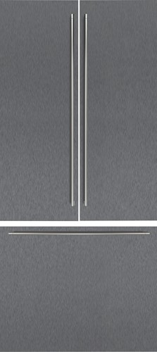 Gaggenau RVA421922 Zwart RVS deurpaneel met greep voor RVY492