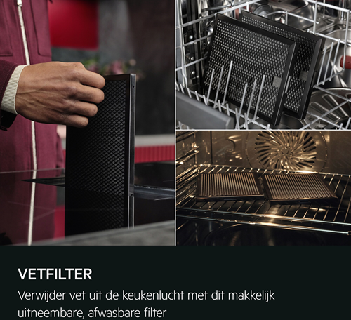 AEG TH84CB03CB Inductiekookplaat met afzuiging inbouw-7