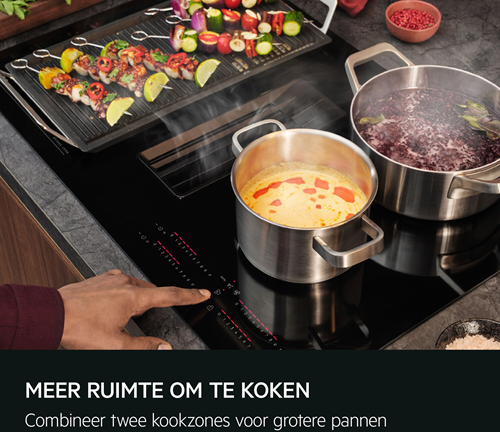 AEG TH84CB03CB Inductiekookplaat met afzuiging inbouw-9