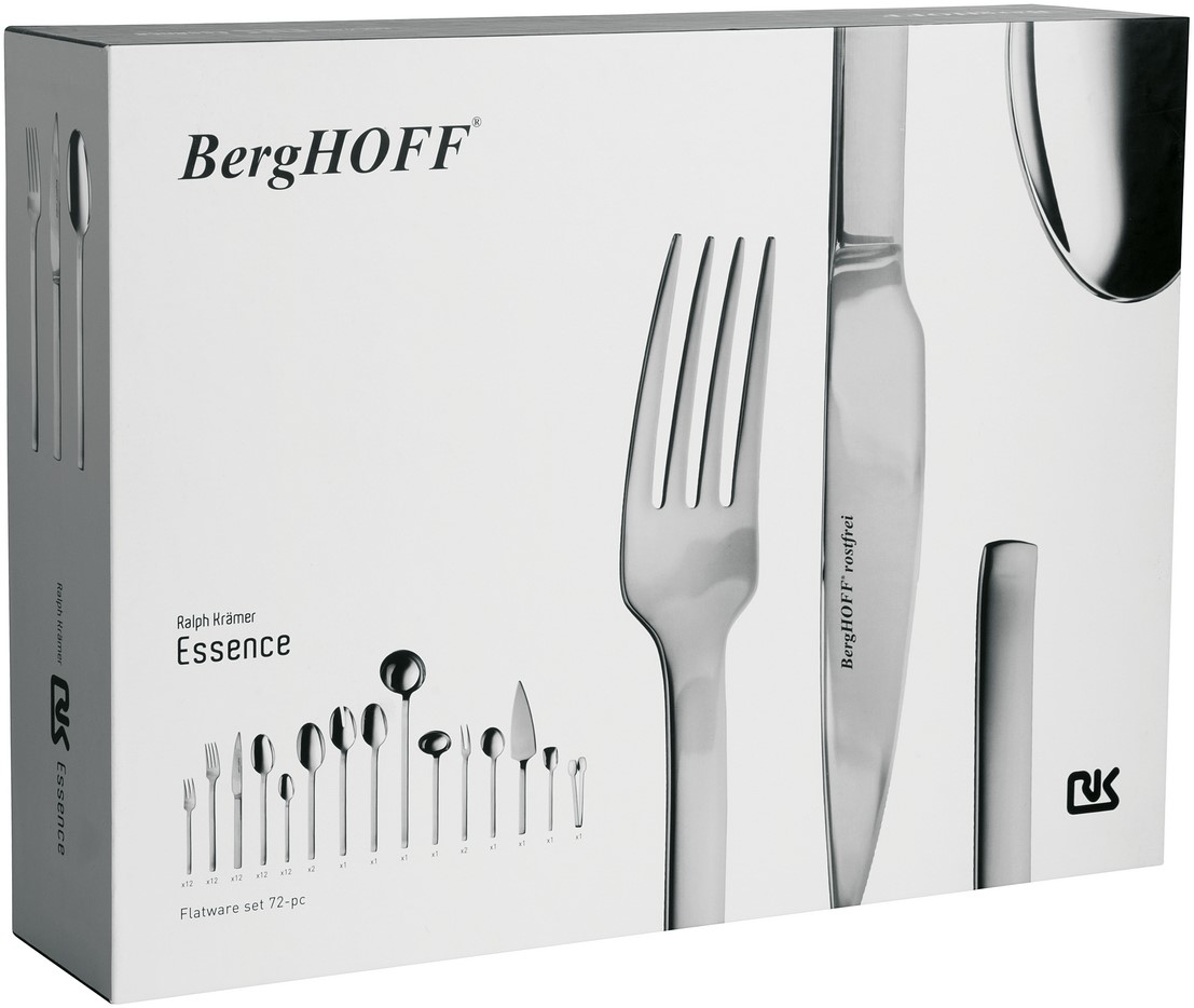 bedelaar Spreek uit pakket BergHOFF Essentials Essence 72-delige bestekset Van de Weijer
