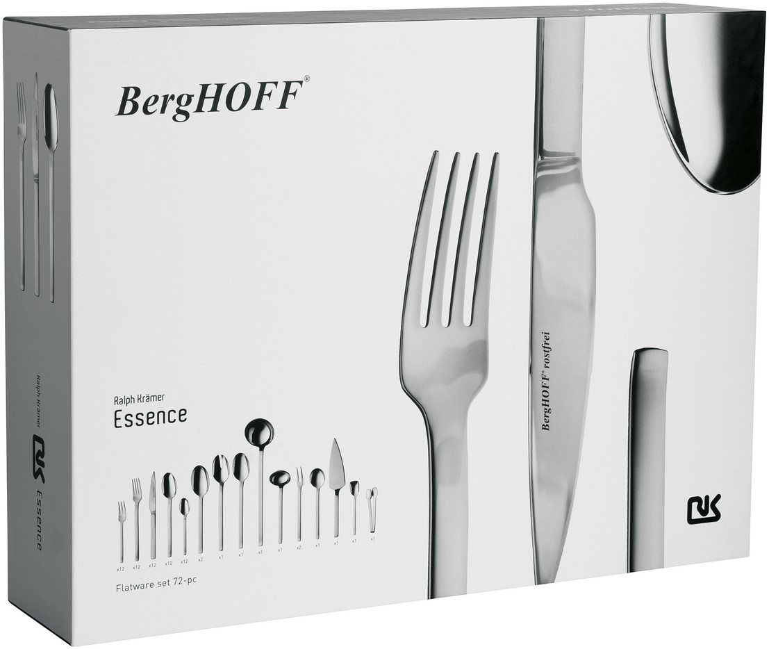 Intrekking Scenario nooit BergHOFF Essentials Essence 72-delige bestekset Van de Weijer