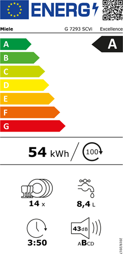 Miele G 7293 SCVi Vaatwasser volledig geintegreerd-3