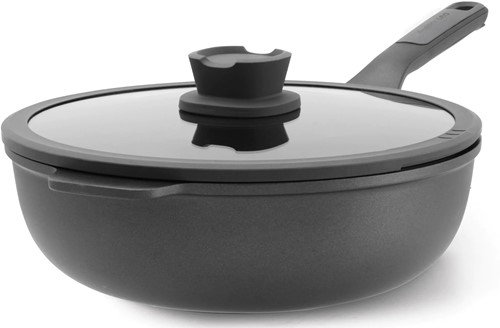 Berghoff Wok antikleef met deksel Stone+ 28cm Leo Pannen