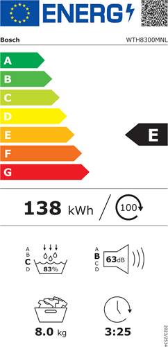 Bosch WTH8300MNL Serie 4 EXCLUSIV Warmtepomp droger-23