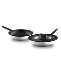 BergHOFF GEM Downdraft 3-delige pannen set