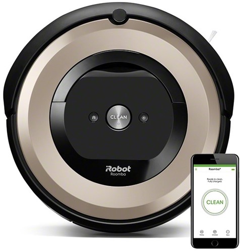 iRobot Roomba e6 robotstofzuiger Zakloos Beige, Zwart