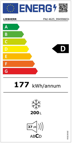 Energielabel afkomstig van Icecat, automatisch ingelezen op 05-04-2024.