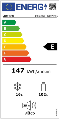 Energielabel afkomstig van Icecat, automatisch ingelezen op 05-04-2024.