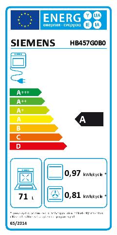 Beknopt Oogverblindend Bitterheid Siemens HB457G0B0 iQ500, Oven 60 cm, 7 syst, ecoClean Full Van de Weijer