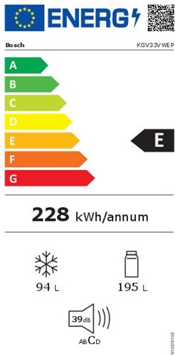 Bosch KGV33VWEP EXCLUSIV Koel-vries combinatie-1