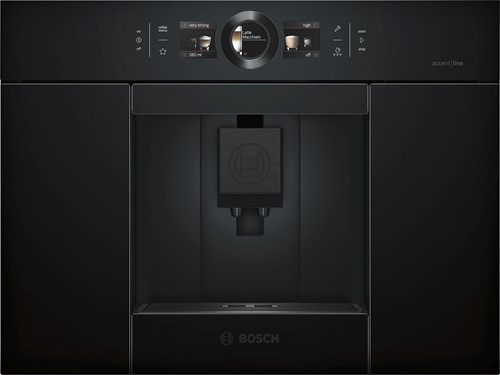 Bosch CTL836EC6 Serie|8, Inbouw espresso koffie volautomaat, HC, Carbonblack