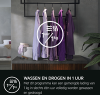 AEG LWR739X64 7000 SERIE PROSTEAM Was - droogcombinatie-8