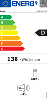 Bosch KSN36VLDG Serie 4 Koelkast kastmodel-20