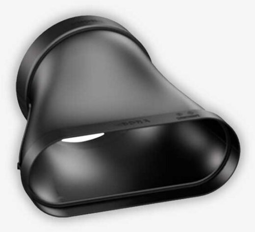 BORA EFRG/1 Ecotube overgangsstuk vlak rond recht incl. afdichtingsmateriaal (1Stk.)