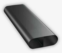 BORA EFS750/1 Ecotube vlak kanaal met tussenstuk 750mm (1Stk.)