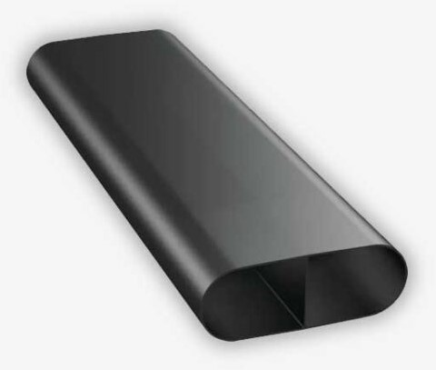 BORA EFS750/1 Ecotube vlak kanaal met tussenstuk 750mm (1Stk.)