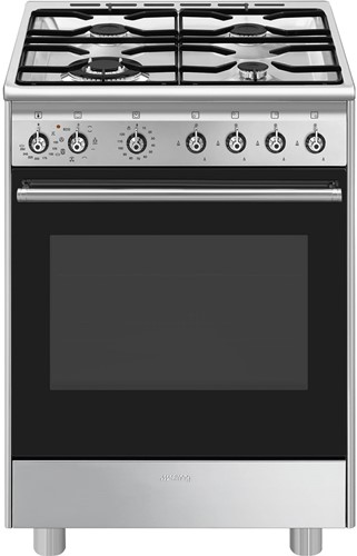 SMEG CX61GMXNLK Gas-elektrisch fornuis