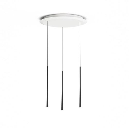 BORA LSZSW Stars hanglamp drie lichtpunten circulair - zwart