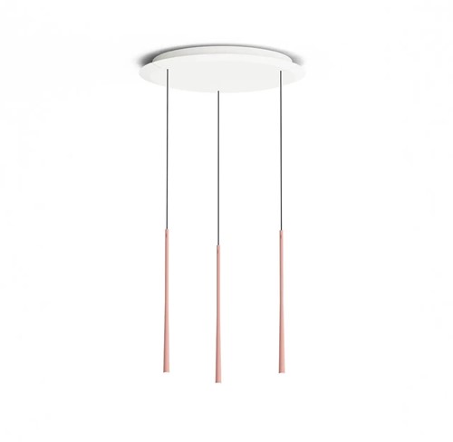 BORA LSZRG Stars hanglamp drie lichtpunten circulair - roségoud