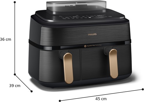 Philips NA552/00 Dual Basket Friteuse-3