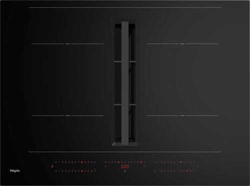 Pelgrim IKR9072R Inductiekookplaat met afzuiging inbouw