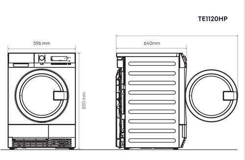 Electrolux myPro TE1120HP Warmtepomp droger-3