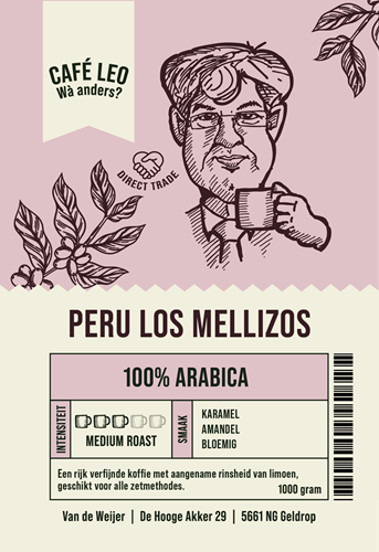 Café Leo Peru Los Mellizos - 1000 gram