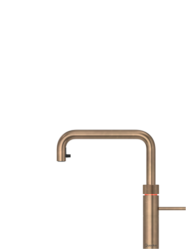 Quooker FLEX SQUARE MESSING PATINA Kraan