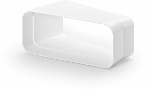 Naber F-RBH 150 buisbocht horizontaal 15°, wit