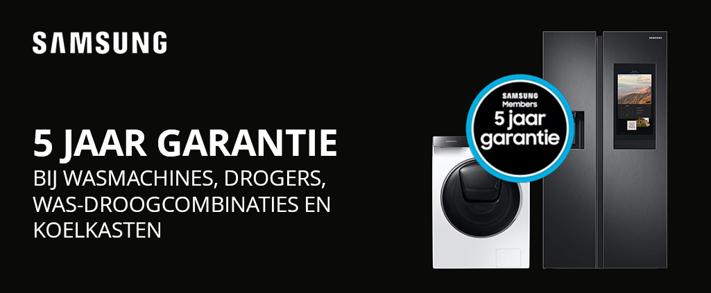 Samsung 5 jaar garantie 