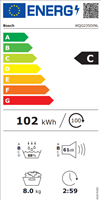 Energielabel Bosch WQG235DINL